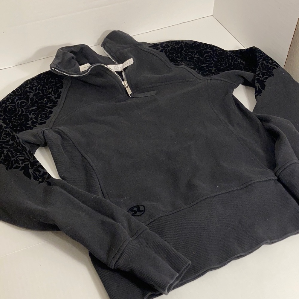 Lululemon Pullover Sweater with Floral Accents